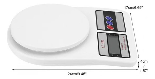 Báscula Digital Eléctrica Pantalla Lcd Apagado Automático