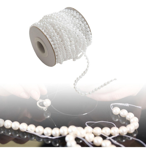 3 Bead Strands Beaded Jewelry Making Hanging 4mmx10m