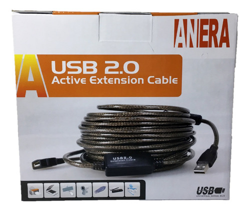 Extension Usb 2.0 Activa De 7.5 Metros De Longitud