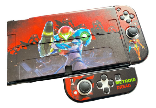 Nintendo Switch Oled Metroid Dread Prime Protector Joy Con