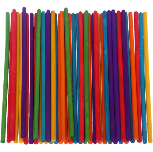 Juego De 50 Unidades De Palillos De Color, Herramientas De M