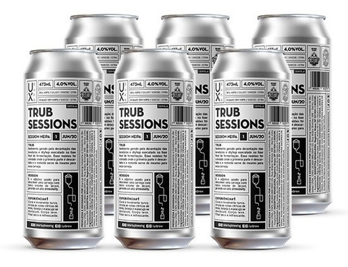 Ux Brew Cerveja Trub Sessions Caixa C/ 6 Latas 473 Ml