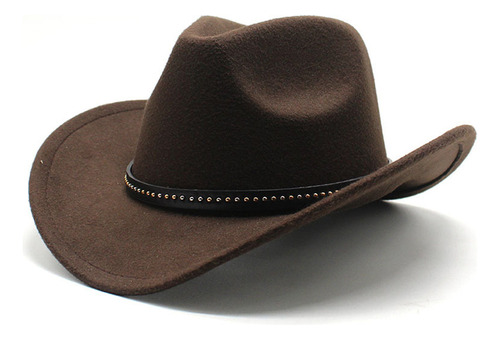 Sombrero De Vaquero Occidental Unisex, Sombrero De Ala Ancha