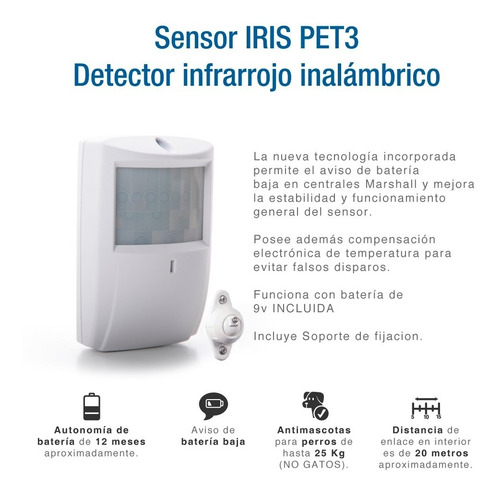Kit Alarma Marshall 3 3t Gsm 3g Inalambrica Aplicación Celular Marshall App Comercio Domiciliaria Hogar Casa