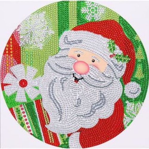 Arte Diamante Santa Claus 40x40cm