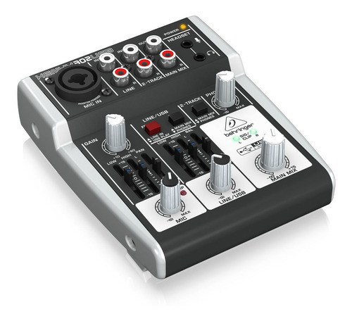 Mezclador 2 Canales C/interfaz De Audio/usb Xenyx 302usb