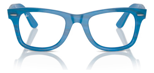 Ray-ban Rx4340v Wayfarer Ease Gafas Oftalmicas Fotosensible Color 8384 Photo Striped Blue