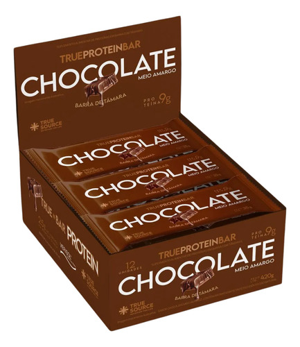 True Source Protein Bar Barra Proteina Com Colágeno Verisol