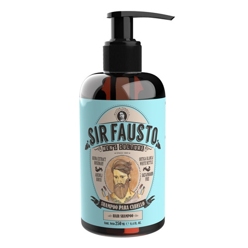 Shampoo Para Cabello Sir Fausto Barbería Barba Peluquería