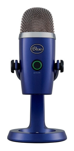 Imagen 1 de 3 de Micrófono Blue Yeti Nano condensador omnidireccional y cardioide vivid blue