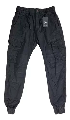 Pantalon Jogger Cargo Hombre Gabardina Premium Oldtown Polo