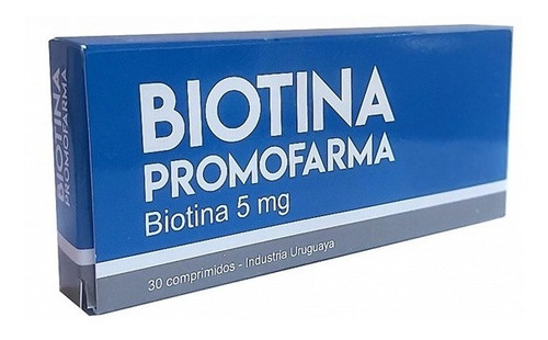 Biotina 5 Mg. 30 Comprimidos