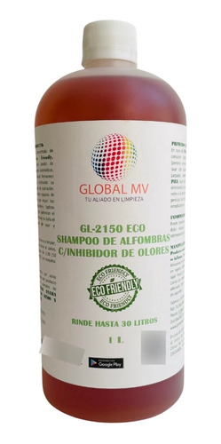 Shampoo De Alfombras C/inibhidor De Olores 1 Lt Concentrado