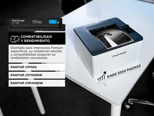 Toner Pantum Original Ctl-1100xk Cian