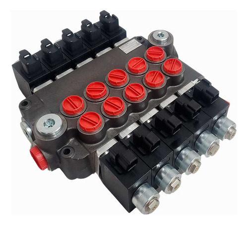 Comando Hidraulico Monobloco 80l - 5 Vias - Eletrico 12v-bd