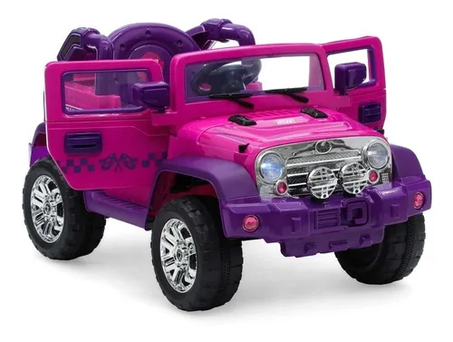 Jeep Rosa Montable Eléctrico Ideal Para Niñas De A Años montable niña Jeep Rosa Montable Eléctrico Ideal Para Niñas De A Años