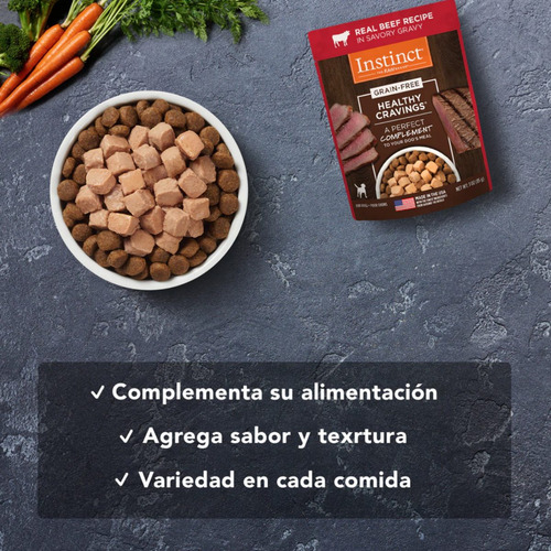 Imagen 7 de 7 de Alimento Húmedo Healthy Cravings De Carne Para Perros 85g
