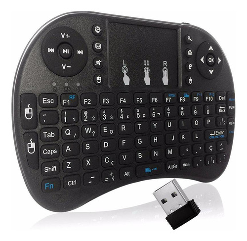 Mini Teclado Wireless Keyboard Mouse Smart Tv Android
