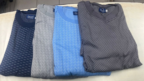 Pijama Hombre Talle Super Especial 62 Al 68 Yacard Pesado