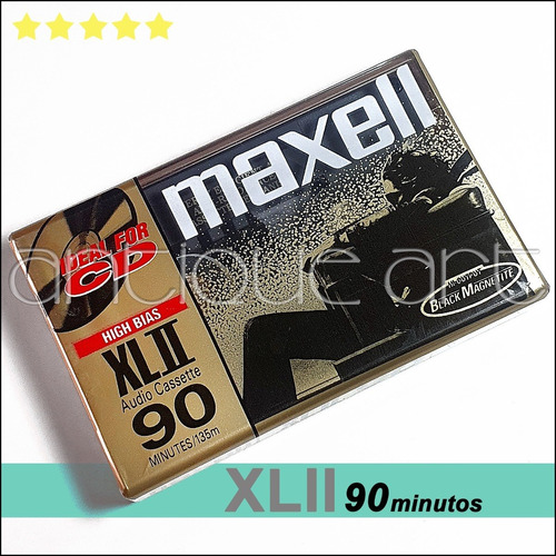 A64 Cassette Cromo Maxell Xlii 90 Minutos Audio Ideal Cd New