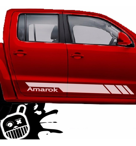 Calco Ploteo Grip Volkswagen Amarok Calcomania Vinilo