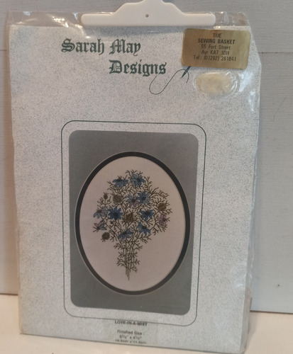 Kit Bordado Punto Cruz - Love In A Mist -  Sarah May Designs