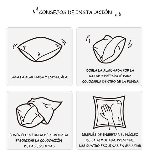 Funda De Cojín Universal De Felpa 45x45 Cm, 2 Piezas Marrón