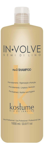 Shampoo Reparación Involve Semi Di Lino Kostume 1000 Ml