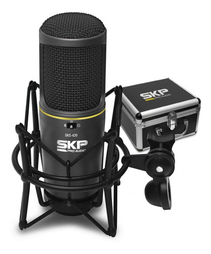 Microfone Condensador Cardióide Para Estúdio Skp Sks-420
