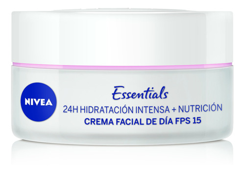 Nivea Crema Facial Hidratante Día Fps 15 Piel Seca 50 Ml.