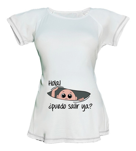 Blusa Especial Maternidad Embarazo Bebe Niño Saluda