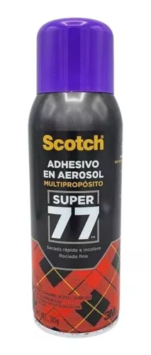 Adhesivo en Aerosol 3M™ Super 77™, 7716-Sp, Multipropósito, 305 g