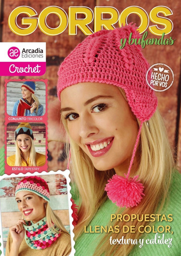 Revista Tejido Crochet Gorros Bufandas Moda Mujer Accesorios
