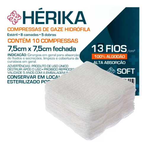 Compressa Gaze Esteril Caixa Com 2500 Unidades Preço Atacado