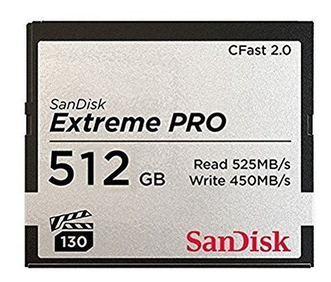 Sandisk 512 Gb Extreme Pro Cfast 2.0 Memoria Arri Ca