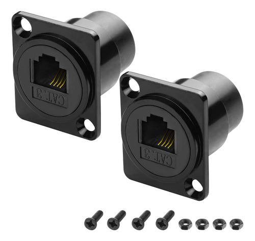 Pack De 2 Conectores Rj11/rj12 Para Instalacin Telfono