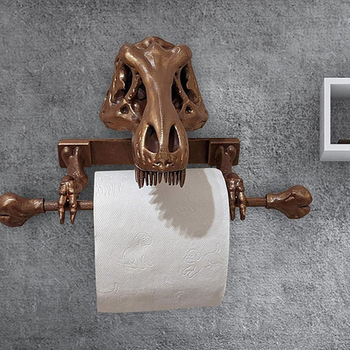 Organizador De Soporte De Tejido De Esqueleto De Dinosaurio