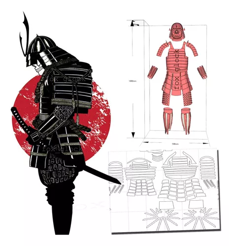Planos De Armadura Samurai Tradicional, (ninja Japon Feudal)