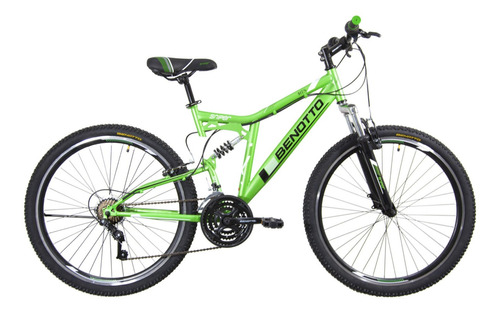 Bicicleta Benotto Montaña Sniper R27.5 21v Doble Suspensión