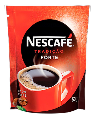 Café Solúvel Forte Nescafé Tradição Sachê 50g