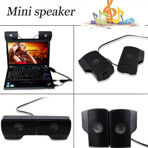 Altavoces Para Computadora Clip Portátil En Altavoz 2.0 Barr
