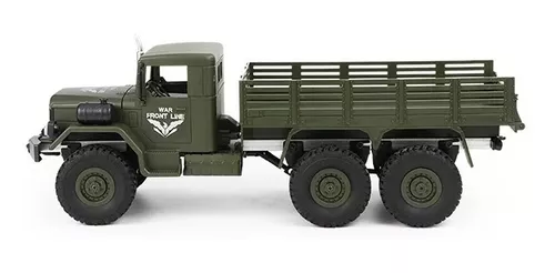 Caminhão Militar Controle Remoto 4x4 wpl B-16 6 Rodas em Promoção na  Americanas