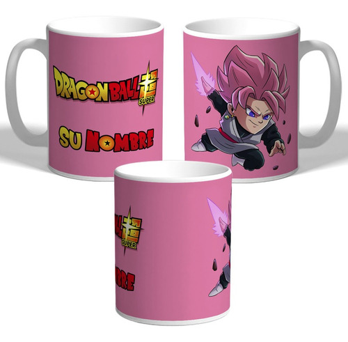 Taza Personalizada De Dragon Ball - Black Goku #2 - Plástico