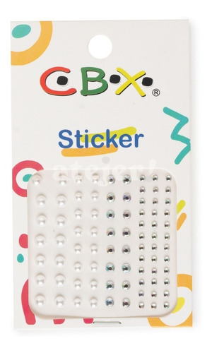 Imagen 1 de 1 de Plancha De Sticker Art 410 Marca Cbx X Unidad