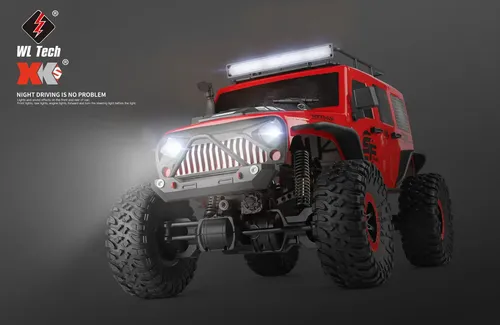 1:10 Caminhão Jeep Rc Todo-terreno Com Controle Remoto