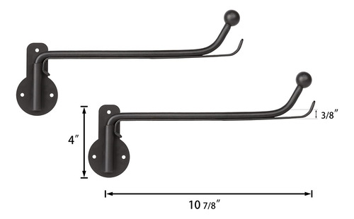 Percha De Ropa Pared Con Brazo Oscilante Y Gancho Valet