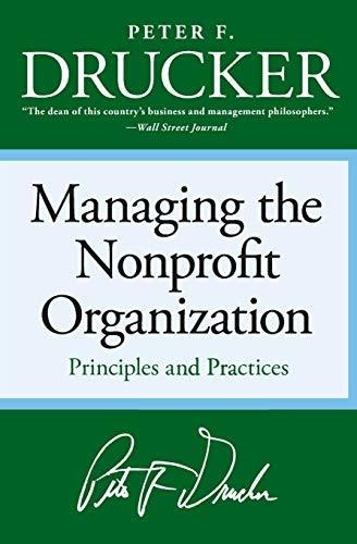 Book : Managing The Non-profit Organization Principles And.