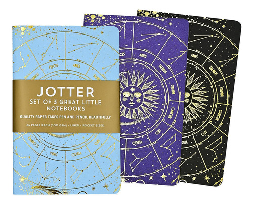 Set 3 Libretas Celestial Peter Pauper - Mosca