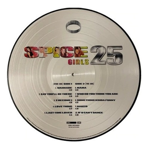 Vinil Spice Girls Spice 25th Anniversary Zoetrope Lp Picture