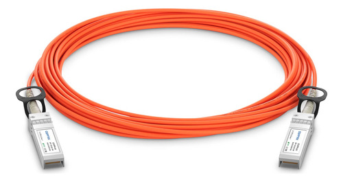 Cable Optico Activo Qsfptek 10g Sfp+ 3.3 Ft Pie Aoc Fibra D-